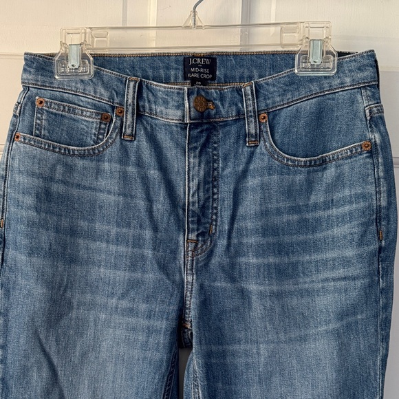 J. Crew Women's Flare Crop Leg Blue Jeans 28 - Picture 4 of 14
